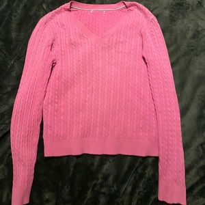 Pink sweater